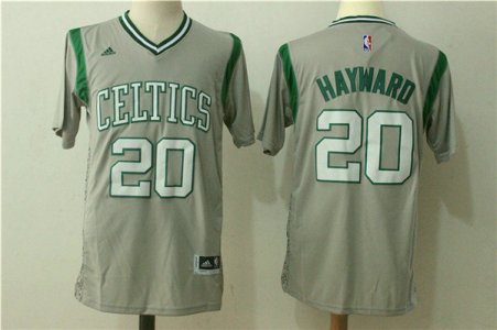 Maillot De Basket Boston Celtics Gordon Hayward 20 Vert Gris